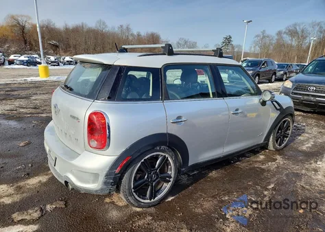 2013 Mini Cooper S Countryman из США, поврежденный, VIN WMWZC5C53DWM16157